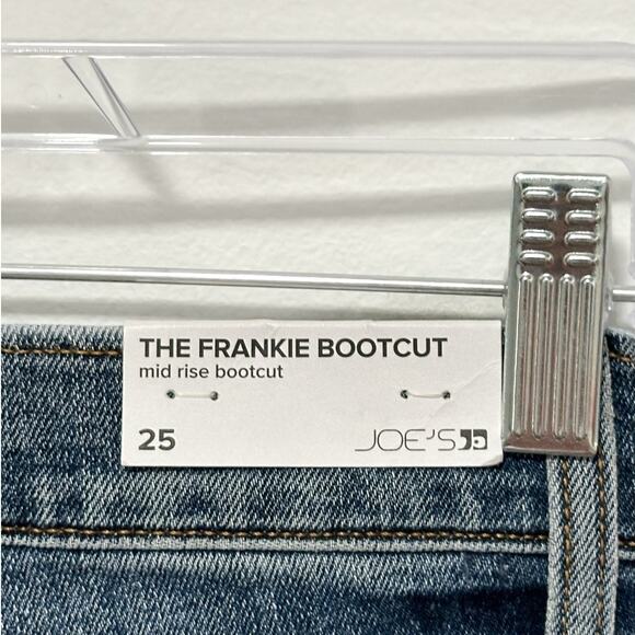 NWT: Joe's Jeans - "The Frankie", Women's Medium Wash, Mid-Rise Jeans - size 25" - Picture 5 of 6